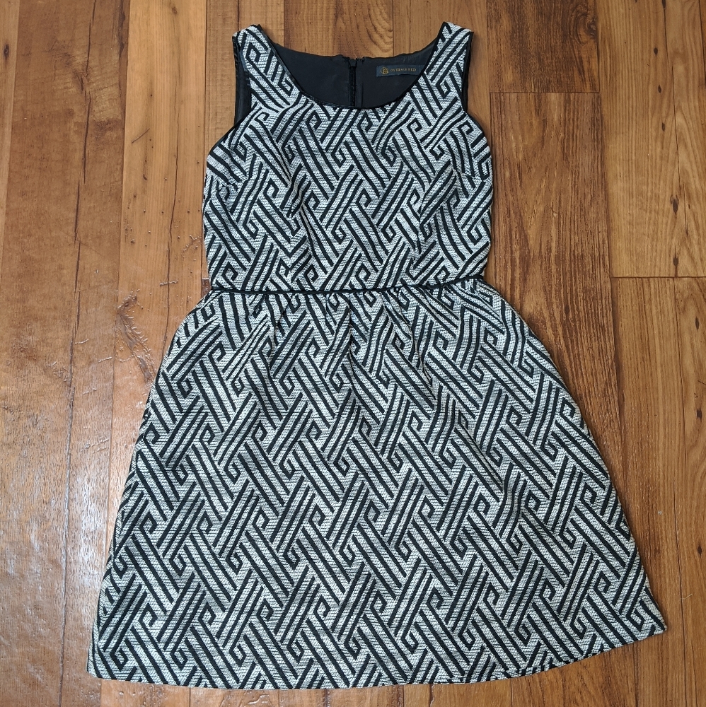 Outback Red Black & White Dress